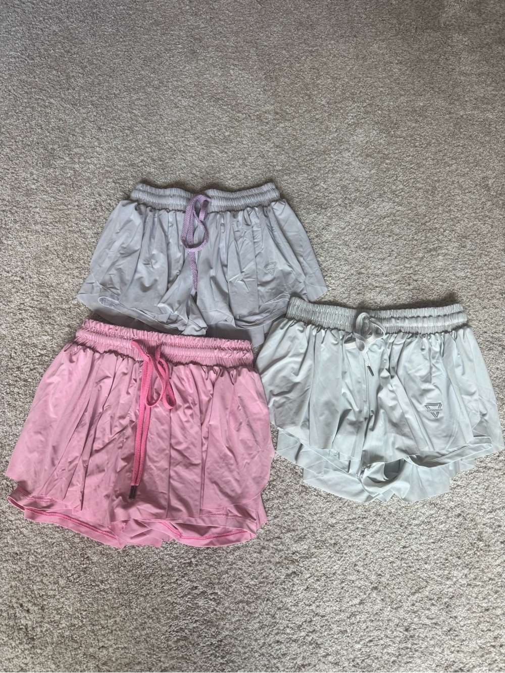 Set of 3 butterfly shorts all size xs